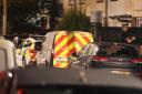 Police in Collyer Avenue in Bognor