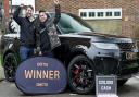 Hackney BOTB winner Reynaldo Mendoza with presenter Christian Williams and his dream come true car