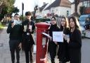 Students from Skinners' Academy in Woodberry Down. (From left) Hasan Huylu, Mustafa Arpa, Derya Apat, Acelya Yildirim and Fatma Dogan.