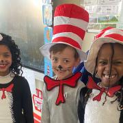 Pupils at Mossbourne Parkside Academy in Hackney Downs dressed up for World Book Day