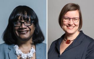 Diane Abbott (left) and Meg Hillier were Hackney's two MPs after the last general election