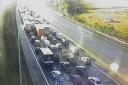 A crash happened on the M25