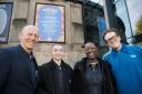 Roundhouse Chief Executive Marcus Davey with Daze Hingorani, Marla Kether and Jack Rooke who are all taking part in Roundhouse 360 festival.