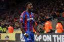 Crystal Palace's Marc Guehi celebrates scoring his side's equaliser at Molineux