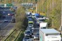 Updates as crash causes severe delays on A27