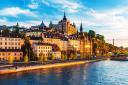 Enjoy views of the Old Town pier architecture in Sodermalm district of Stockholm, Sweden