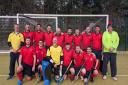 The men's first team at Stevenage Hockey Club picked up a fabulous 7-1 win. Picture: RICHARD ELLIS