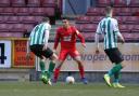 Leyton Orient's Ruel Sotiriou keeps the ball against Blyth Spartans (pic: Simon O'Connor).