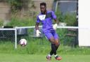 Emmanuel Olajide of Clapton (pic George Phillipou/TGS Photo)