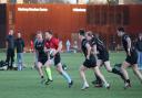 Singer Richard Hadfield (red shirt) plays for Old Streetonians Rugby based at Hackney Marshes