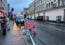 A pipe on Amhurst Road burst on Tuesday evening (December 13)