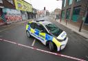 A crime scene is currently in place around White Post Lane, Hackney, where police established the two men were stabbed