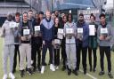 Kulusevski meets young aspiring coaches at Spurs' stadium