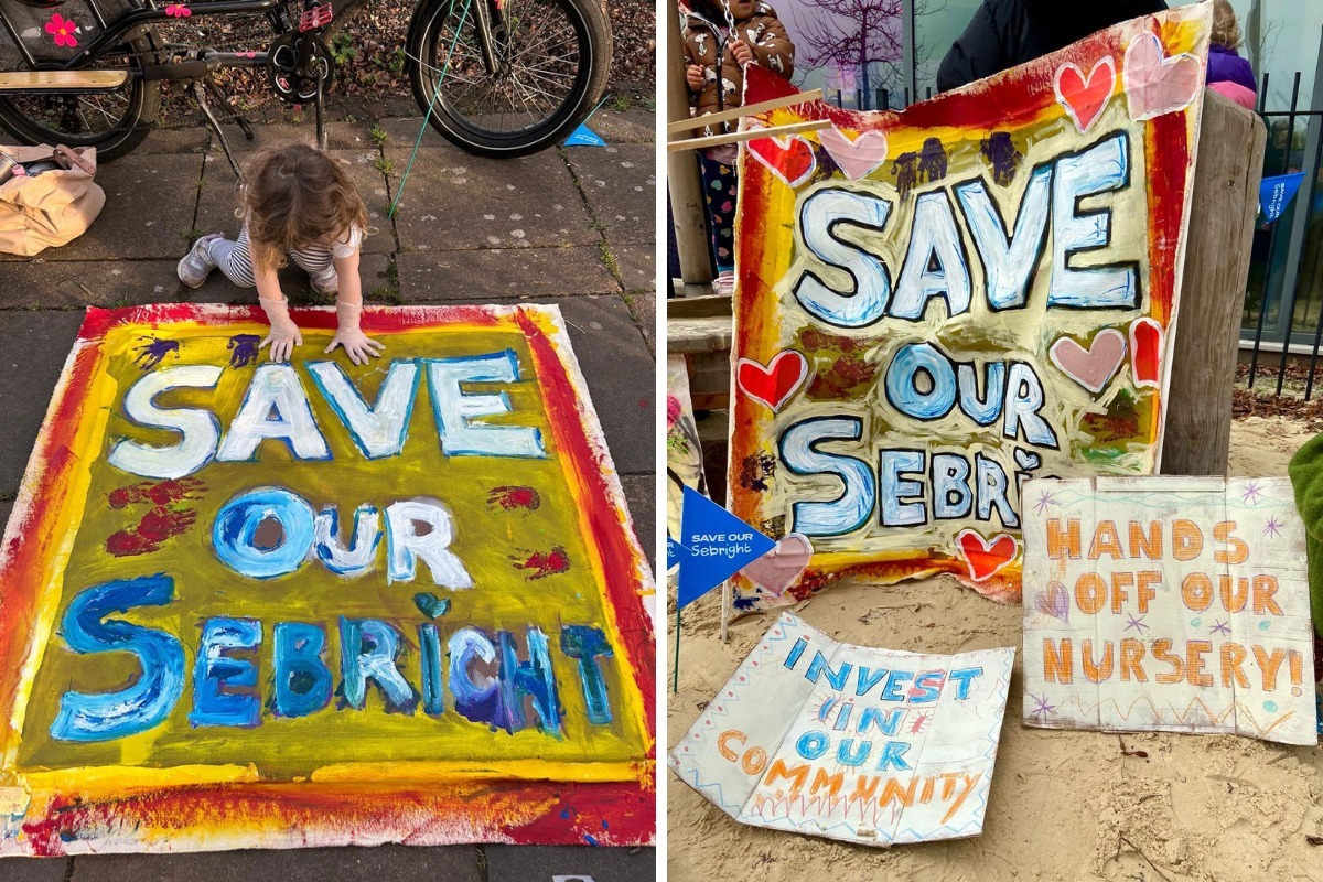 Protest signs. Photos courtesy of Matt Gill 