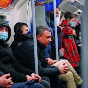 Commuters during rush hour on the Jubilee Line in central London, the day after Mayor of London Sadiq Khan declared a major incident amid 