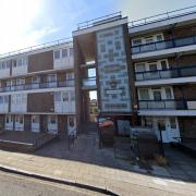 Regents Court, Haggerston, where there have been three water outages in four months for the 43 homes