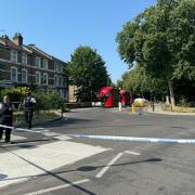 Police are at Stoke Newington