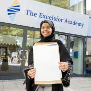 Samira Hersi achieved top grades despite a fire devastating her family home