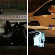 A forensic officer on Overbury Street near the scene in Rushmore Road, Clapton, east London, after a man in his 30s was stabbed to death