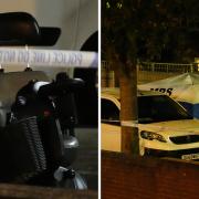 An electric wheelchair and a police tent in Overbury Street near the scene in Rushmore Road, Clapton, after a man in his 30s was stabbed to death