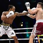 Anthony Yarde in action against Ralfs Vilcans  Image: Chris Dean/Boxxer