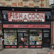 The 'adult gaming centre' is planned at the site of Fish and Cook stationers