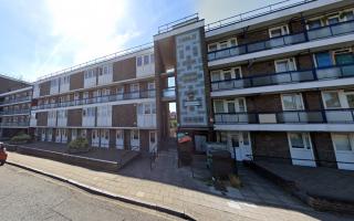 Regents Court, Haggerston, where there have been three water outages in four months for the 43 homes