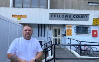 David Coleman, who lives at 63-162 Fellows Court, says Hackney Council 'does not listen'